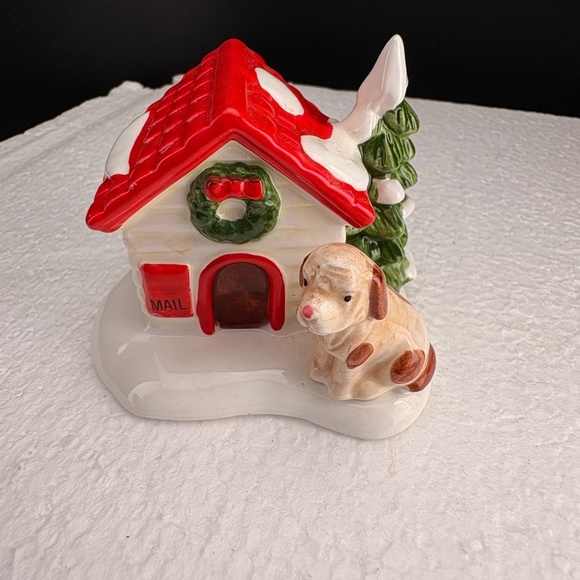 Department 56 Snow Village Girl & Apples, 2 Newsboys, Dog with House - 4 pieces - Picture 13 of 16